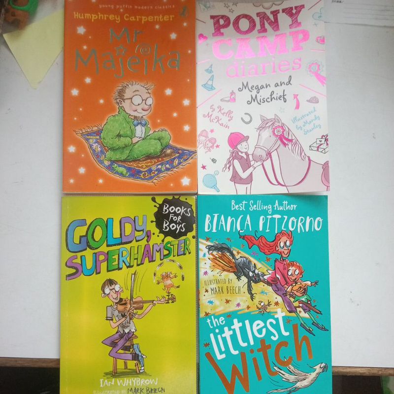 A1/Mr Majeika/Pony Camp Diaries/Coldy, Super Hamster/แม่มดน้อย/อังกฤษ/สภาพ A