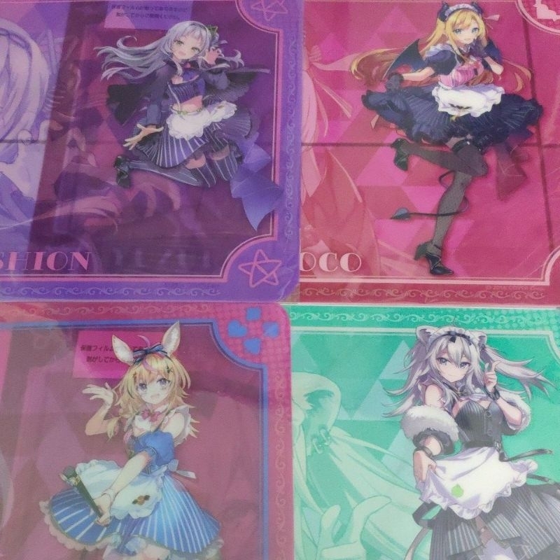 Hololive Vtuber ของสะสมภาพตาราง