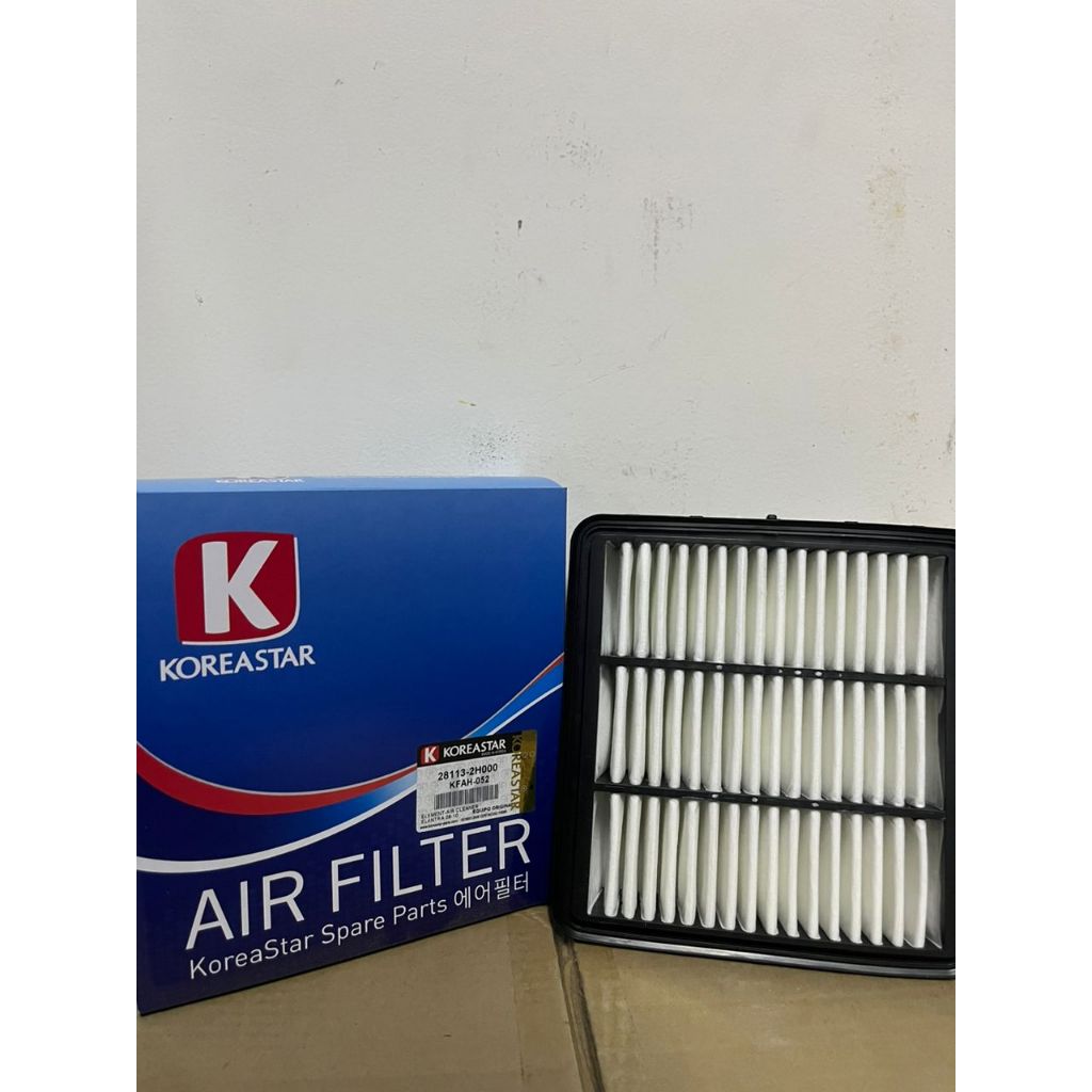 KOREA ELEMENT AIR FILTER : KOREASTAR ยี่ห้อ KIA FORTE 1.6/2.0/HYUNDAI I30/AVANTE HD X20 >>28113 2H00