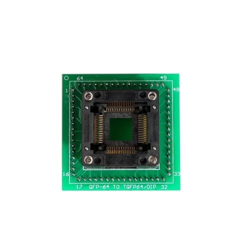 อะแดปเตอร์ QFP64 สําหรับ ETL Xprog Motorola Freescale MCU HC05 series