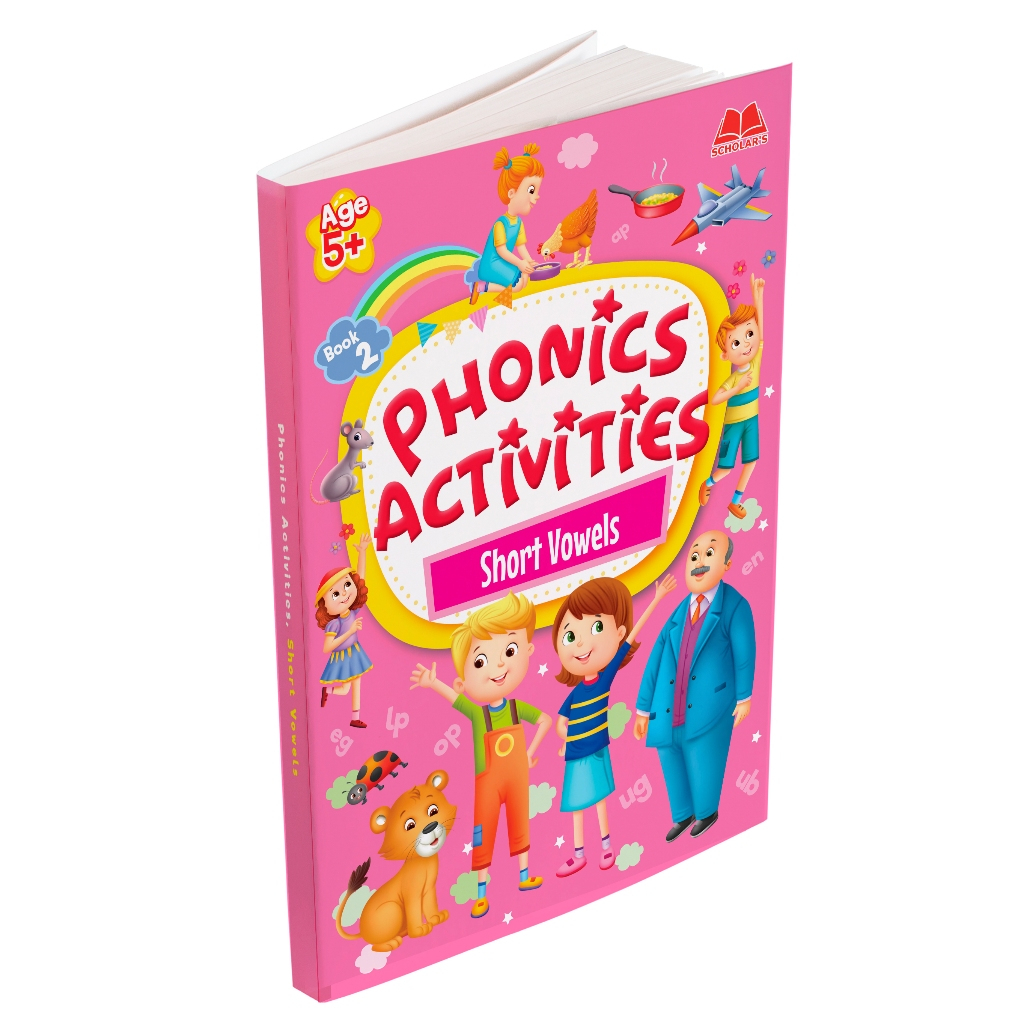 PHONICS ACTIVITIES SHORT VOWELS (หนังสือกิจกรรมสําหรับเด็ก)