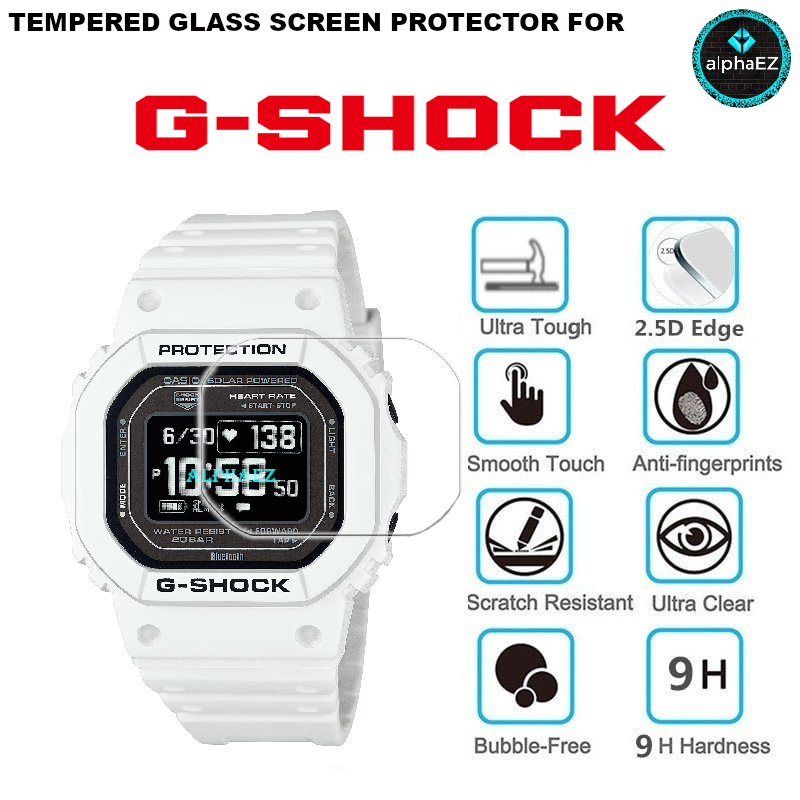 Casio G-SHOCK DW-H5600-7 9H นาฬิกากระจกนิรภัยป้องกันหน้าจอ DWH5600 DW5600 DWH-5600 ฝาครอบป้องกันรอยข
