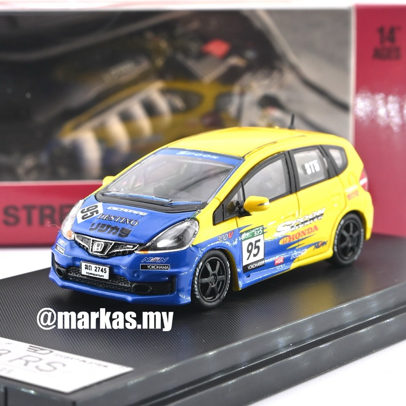 STREET WEAPON 1/64 HONDA JAZZ GE8RS SPOON SPORTS LIVERY