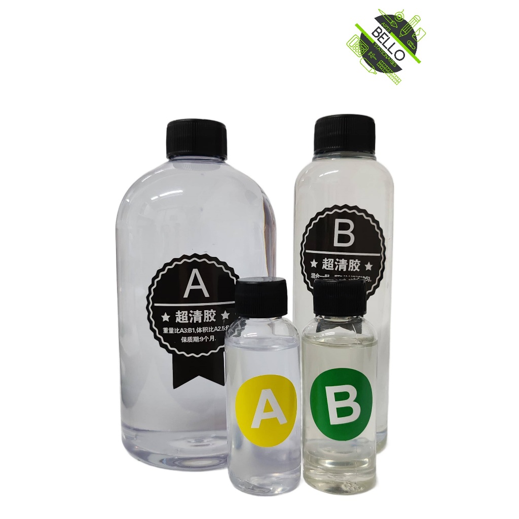 อีพ็อกซี่เรซิ่น AB กาว A + B เรซิน PVC แข็ง