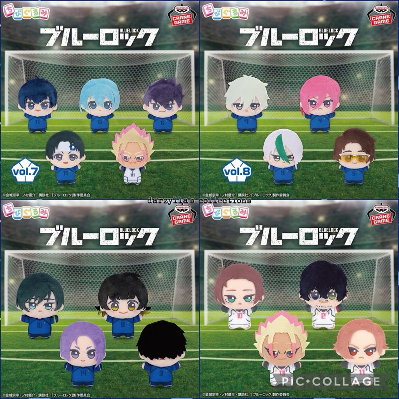 BANDAI TV Anime Blue Lock Plush Chibigurumi Isagi Rin Nagi Itoshi Sae Japan U20 Uniform Chibi Japan 