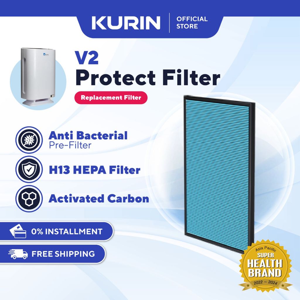 (OFFICIAL) Kurin Advanced Triple Filter (1 ชุด)