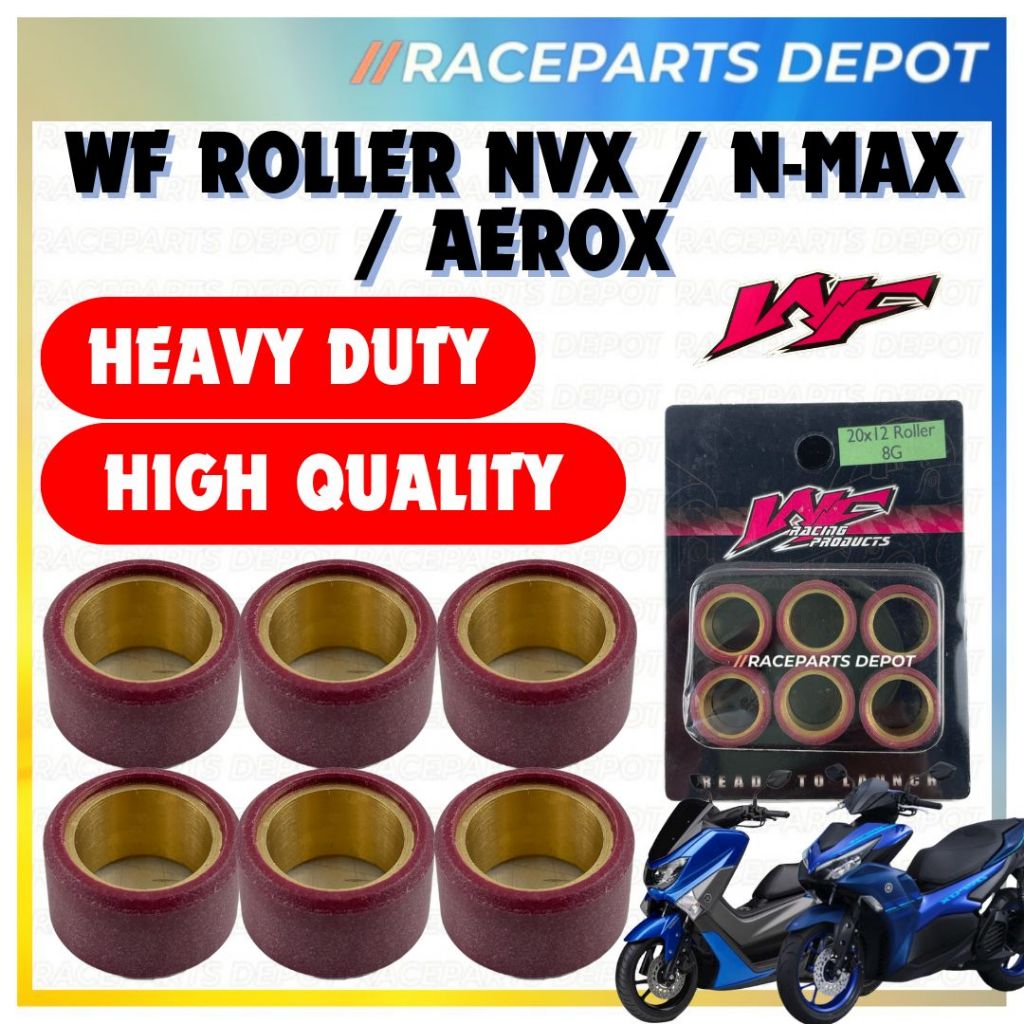 รอกลูกกลิ้ง WF/HPSP ( 8G / 8.5G / 9G / 9.5G / 10G / 10.5G / 11G / 12G / 13G ) Nvx Nmax Aerox