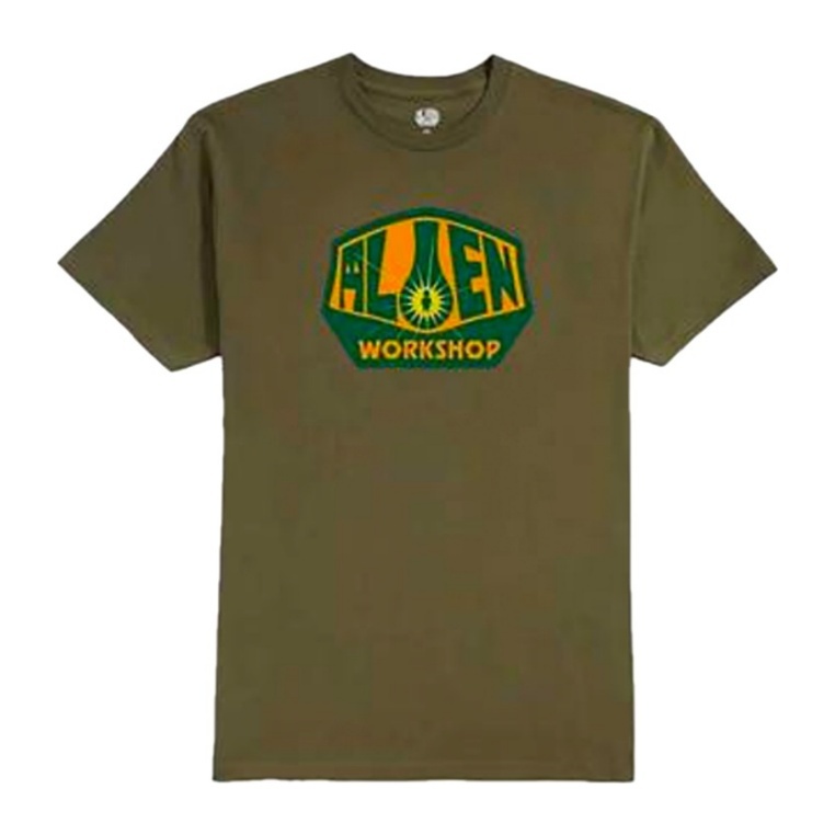 เสื้อยืดโลโก้ Alien Workshop OG [Olive ]