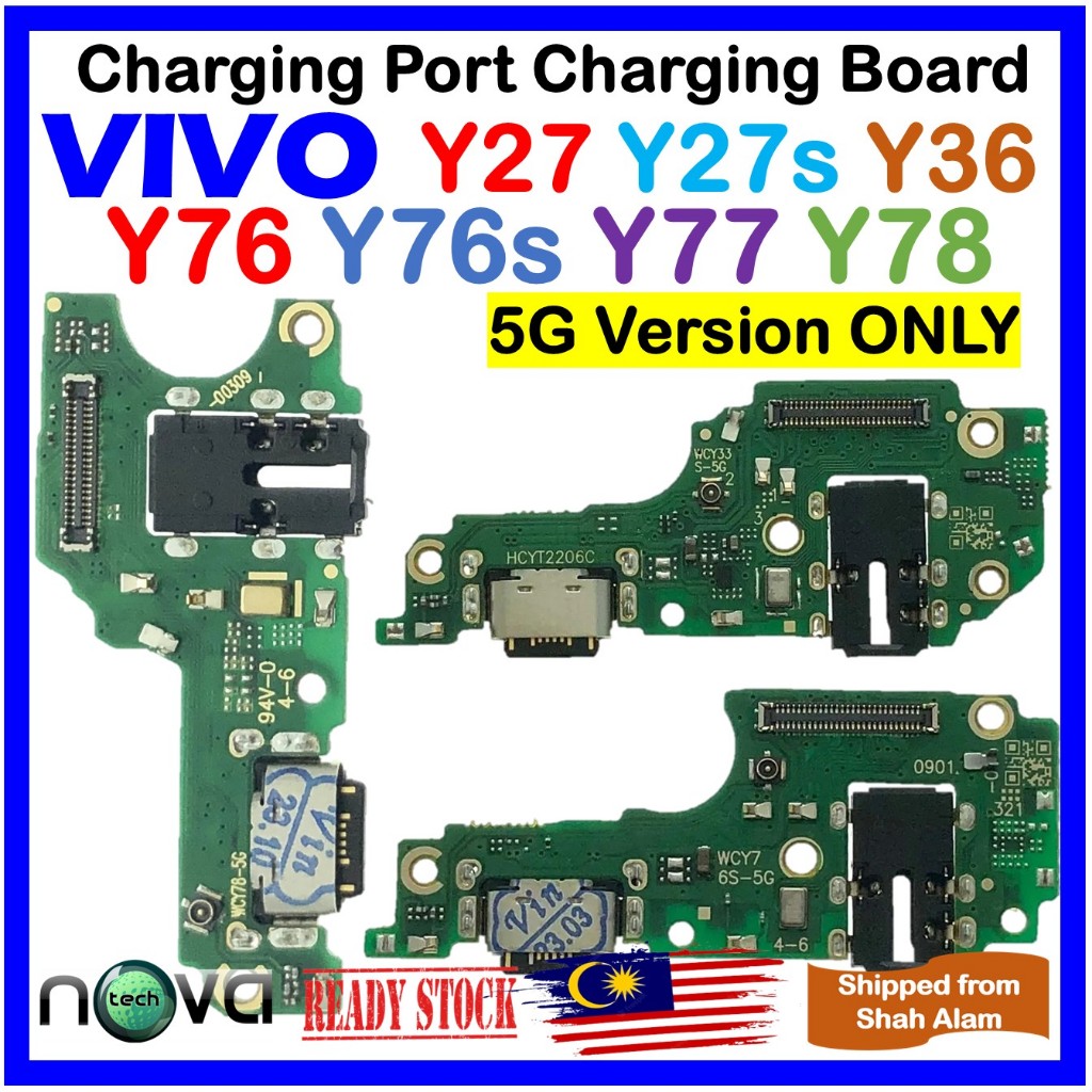 พอร์ตชาร์จ Fit สําหรับ VIVO Y27 5G / Y27s 5G / VIVO Y36 5G / VIVO Y76 5G / Y76s 5G / VIVO Y77 5G / V