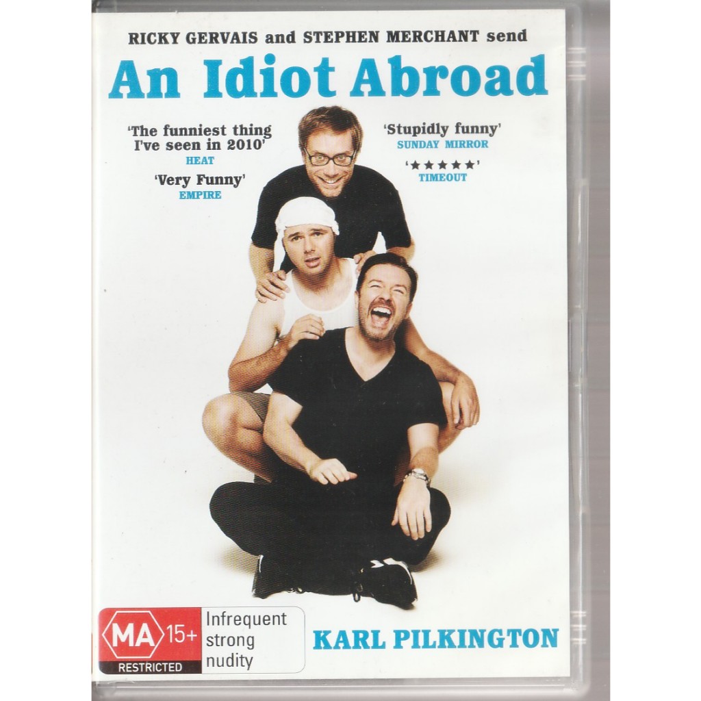 ดีวีดี AN IDIOT ABROAD ( MA15+ REGION 4 DVD )
