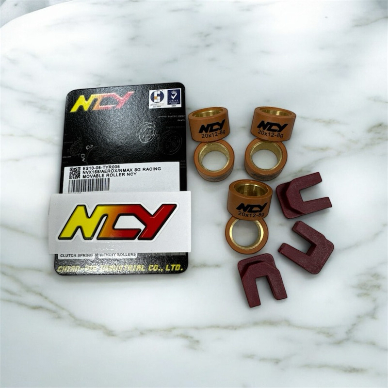 YAMAHA N MAX / AEROX / NVX RACING MOVABLE ROLLER NCY (20x12mm) 8G 10G 12G