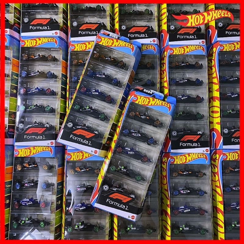 Hot Wheels F1 5 Pack Formula one Racing Circuit Car Hotwheels Mclaren F1 Model Car Hot wheel 5 Pack 