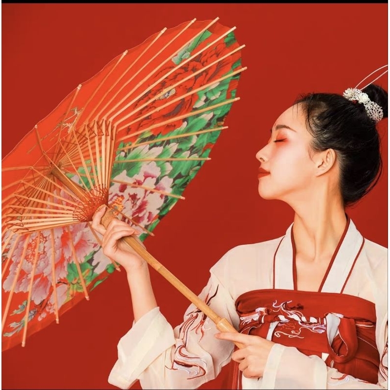 ร้าน MWP "ร่มกระดาษน้ํามันแบบดั้งเดิม – ร่มกันแดด Hanfu ทําด้วยมือ, พร็อพคอสเพลย์และการถ่ายภาพ"