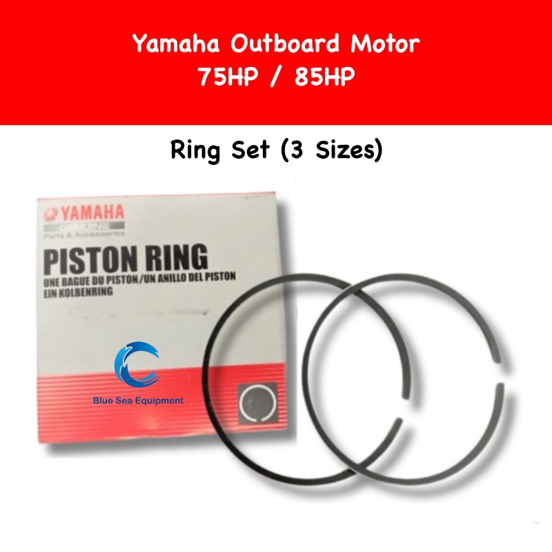 688 ชุดแหวน (3 ขนาด) สําหรับ Yamaha Outboard E60J / E75B / 85A - 688-11603-A0 / 688-11605-00 / 688-1