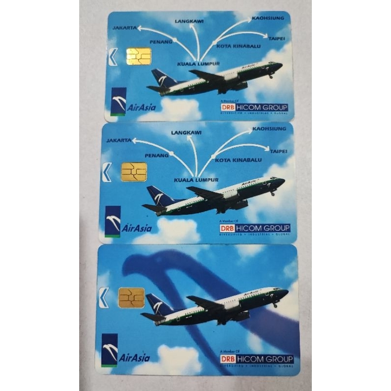 การ์ดโทรศัพท์ Telekom มือสองเก่า (AirAsia)