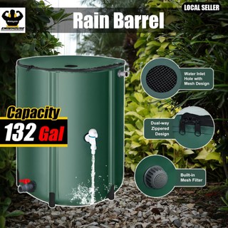 Portable Rain Barrel RainwaterRain Collection Storage Barrel Rain Foldable Water Storage Harvesting Tool for Home Garden