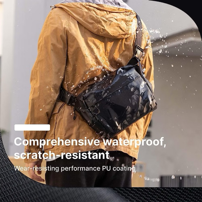 Ulanzi PB008 V2 กระเป๋าสะพายถ่ายภาพกันน้ํา 6L ความจุกล้อง Messenger กระเป๋า PB-008 V2