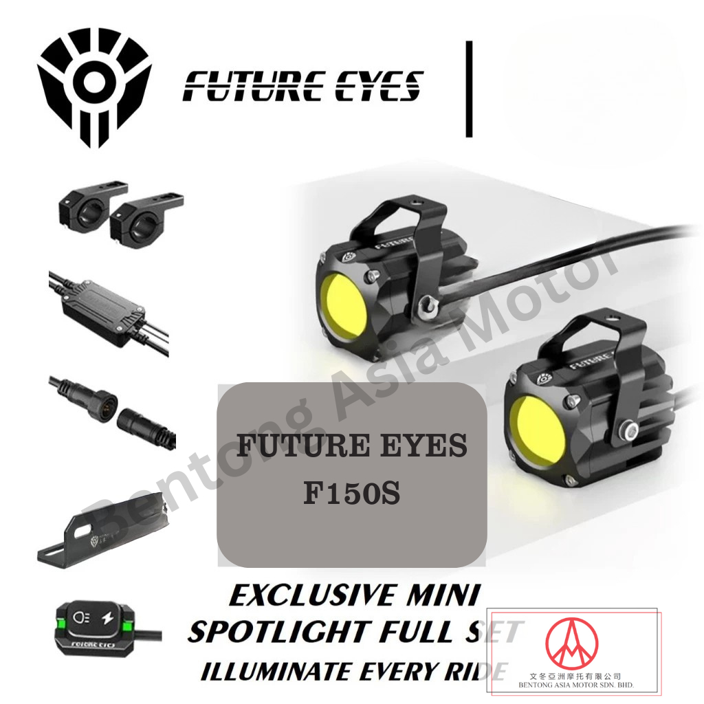 FUTURE EYES Spotlight F150S F150-S ไฟหน้า Spot Light รถจักรยานยนต์ Touring LED มอเตอร์กันน้ํา
