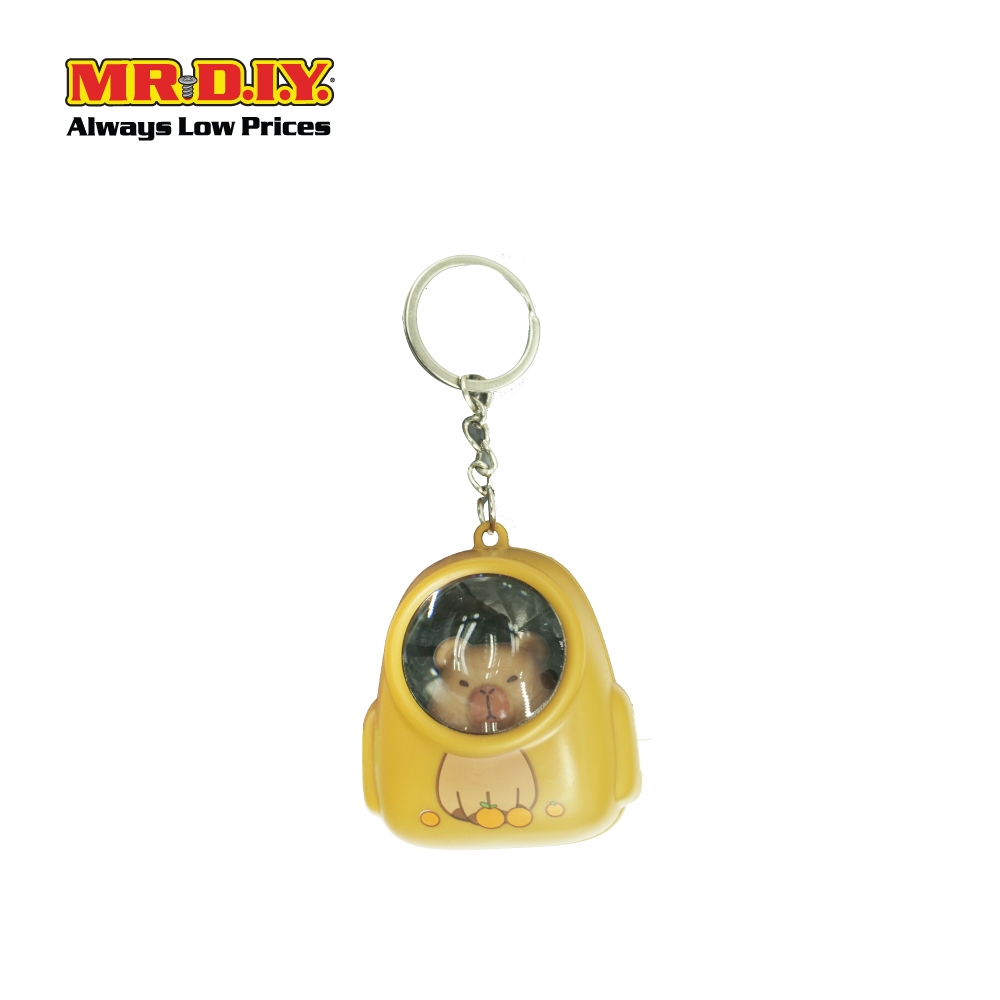 (MR.DIY) พวงกุญแจ LED Capybara การ์ตูน (L11cmxH4cmxW4.8cm)
