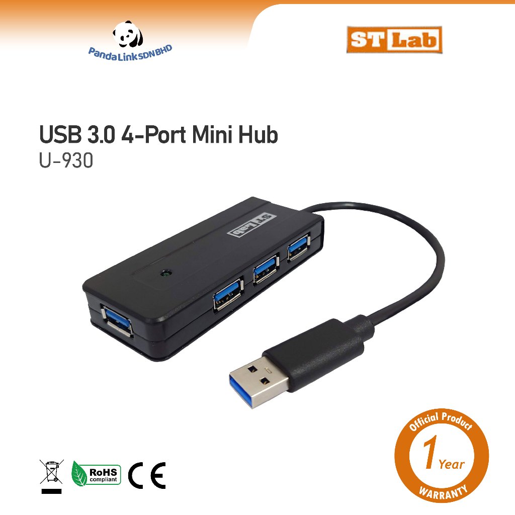 ST-LAB U-930 USB3.0 4-Port Mini Hub