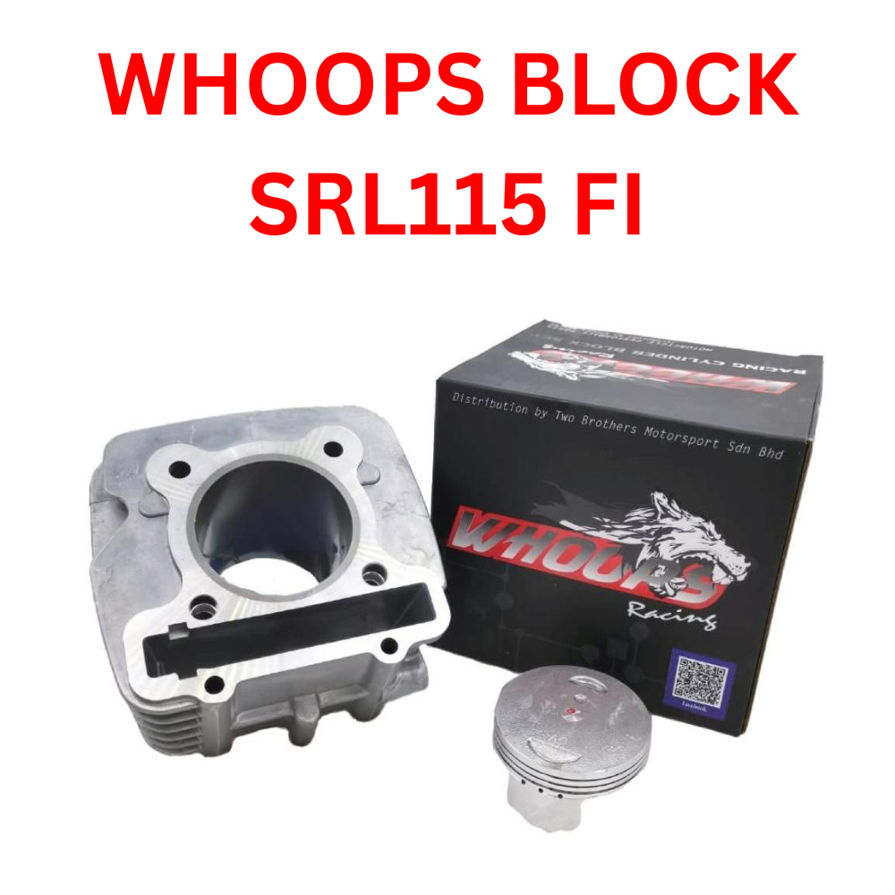 WHOOPS BLOCK SRL115 FI / 55MM / 57MM / 60MM / 62MM / 65MM RACING BLOCK MOTORCYCLE
