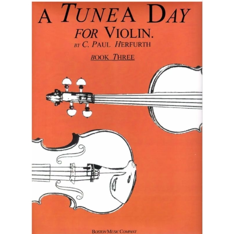 A Tune A Day สําหรับหนังสือไวโอลิน 3 โดย Paul Herfurth