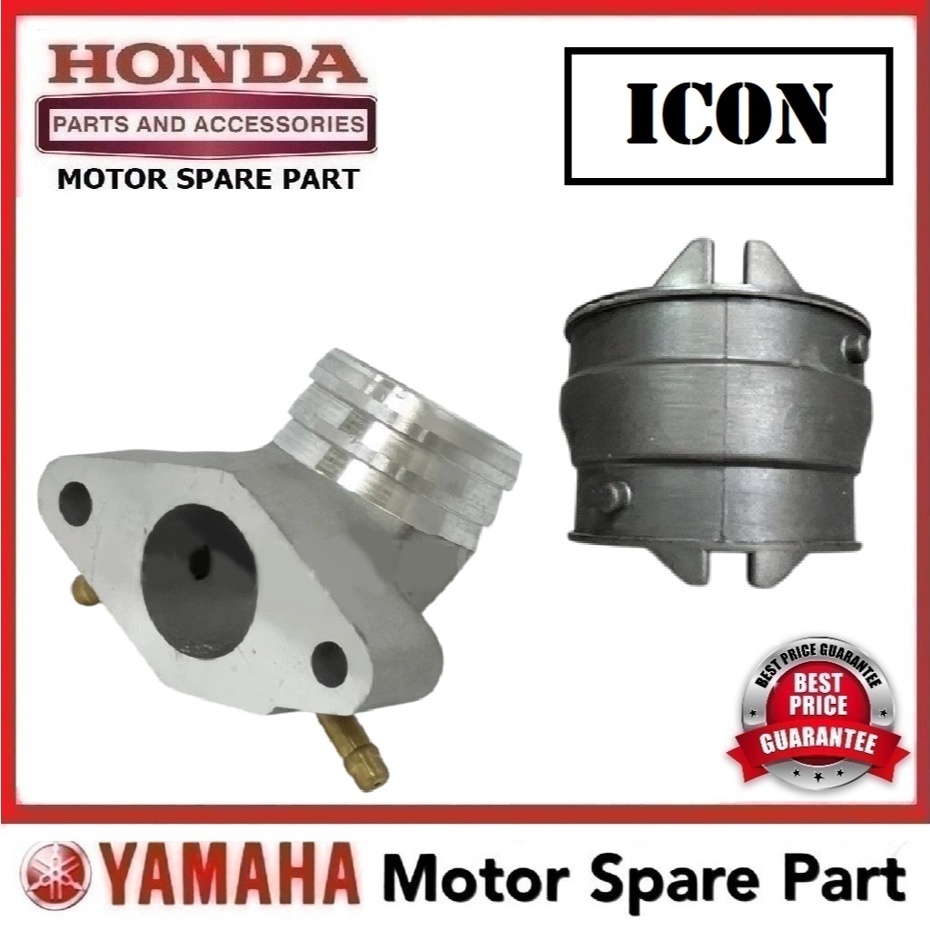 HONDA ICON NEW INTAKE PIPE 0 CARBURETOR CARBURETER KARBURETER JOINT JOIN GETAH ICON110 ICON-110 110 