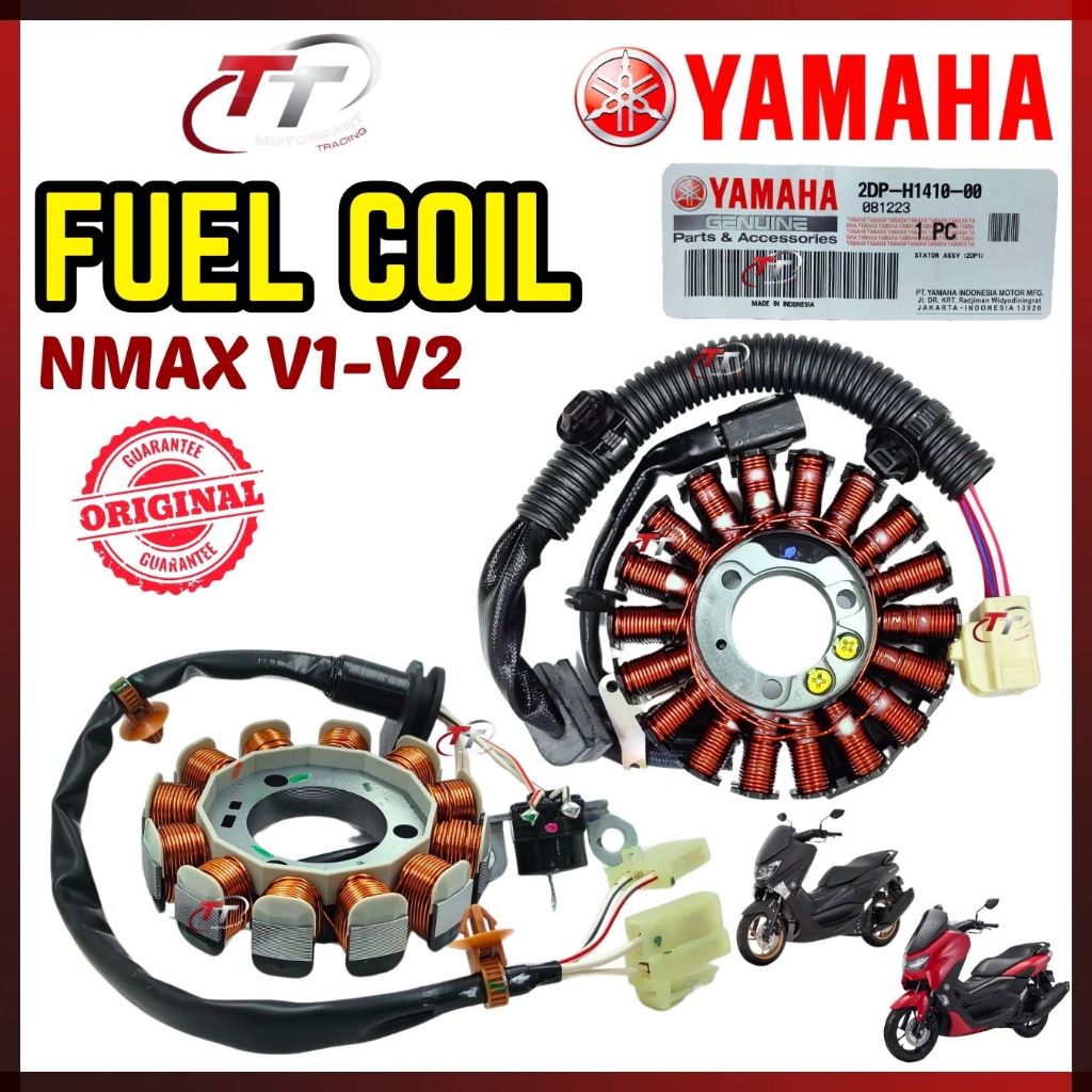 NMAX155 NMAX V1-V2 NMAX150 การใช้ขดลวดแม่เหล็ก Koil Starter Stator คอยล์จุดระเบิด Stater B6H-H1410-0