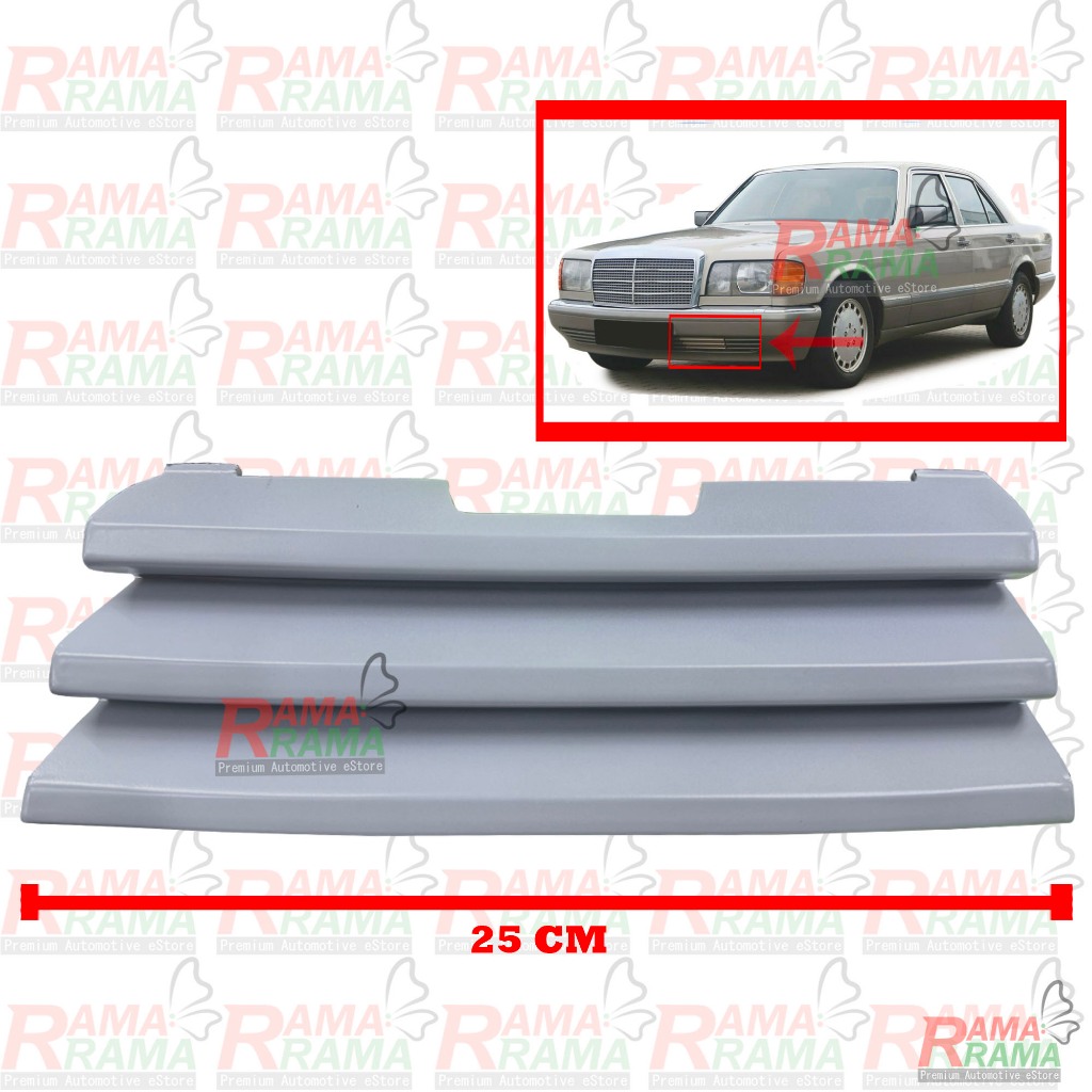 Mercedes Benz W126 W-126 E-Class (1981) กันชนหน้า Tow Cap Cover ลากจูงพลาสติก PP อะไหล่ - Unpainted