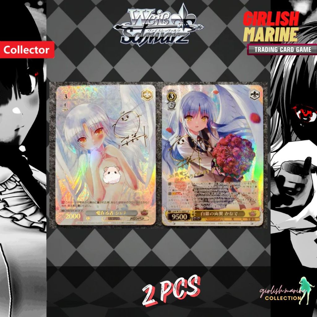 [การ์ด DIY][Wei Schwarz TCG] การ์ดอะนิเมะแบบกําหนดเอง DIY คีย์ Kanade Tachibana-W0406