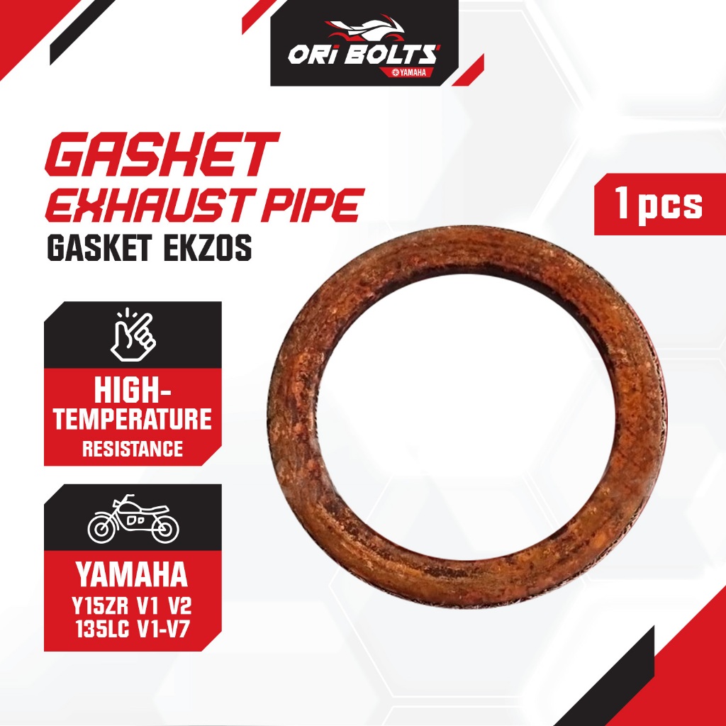 5YP-E4613-00 1S8-E4613-00 Yamaha Y15 135LC V1 V2 V3 V4 V5 V6 V7 V8 ปะเก็นไอเสีย Ekzos