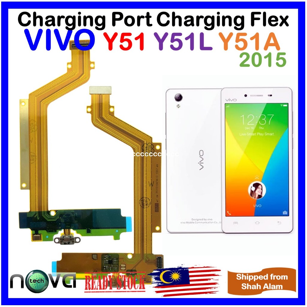 ORl พอร์ตชาร์จชาร์จริบบิ้น Fit สําหรับ VIVO Y51 VIVO Y51A VIVO Y51L VIVO 1707 (รุ่น 2015)