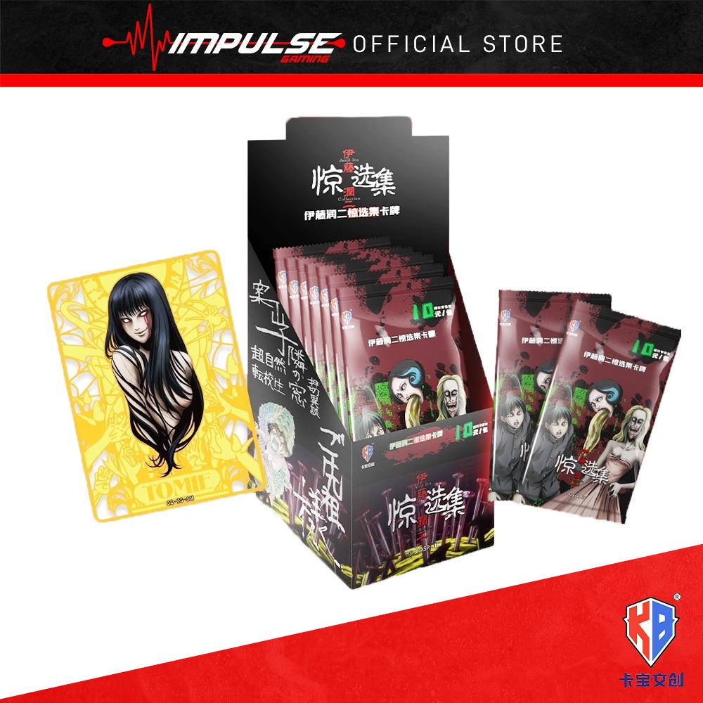 Kabao Junji Ito Collection Card-Series 01 V10 [แพ็ค/กล่องเต็ม] Kabao Cultur Creative Ito Junji Shock