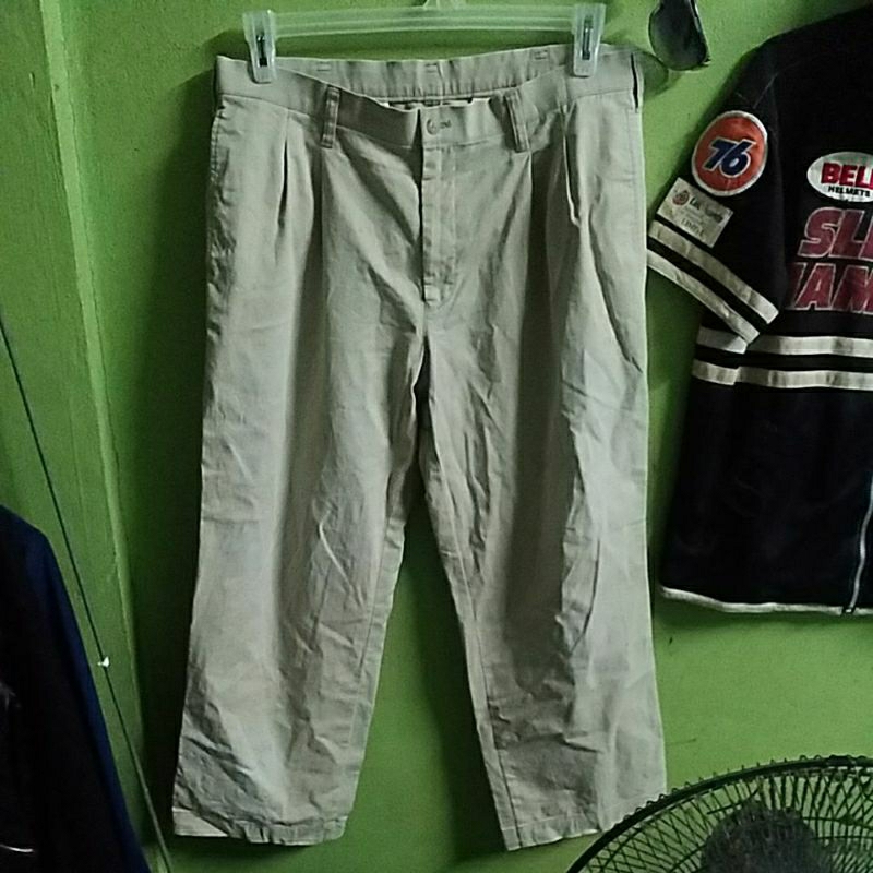SLACK BAGGY SIZE 35X36 KAKI 9.5 นิ้ว
