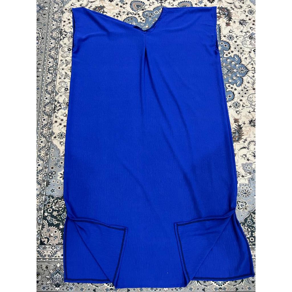 Baju Kaftan V คอ Baju tidur Mlm Kain cey แฟชั่นสตรีธรรมดา