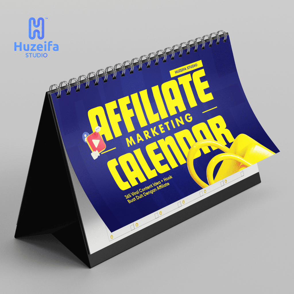 Affiliate Marketing Calendar 2026 365 Viral Content Idea + Hook โดย Huzeifa Studio Buku Tiktok