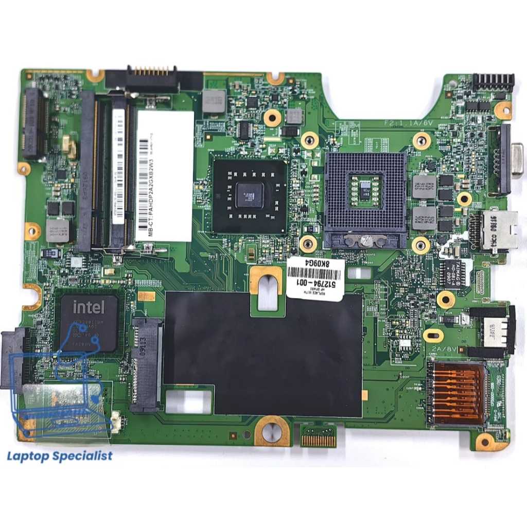 Compaq Presario CQ50 CQ60 Intel GL40 UMA แล็ปท็อปเมนบอร์ด 512794-00107239-2 48.4ชม.501.021