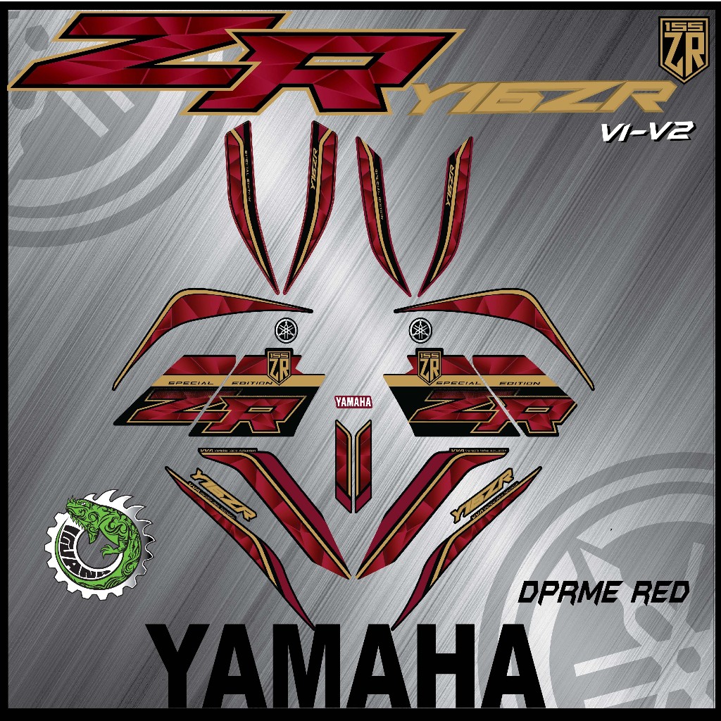 STRIPE MOTOR Yamaha Y16ZR V1-V2 2025 CUSTOM (324) (A-grade) CUSTOM STRIPE BODY STICKER