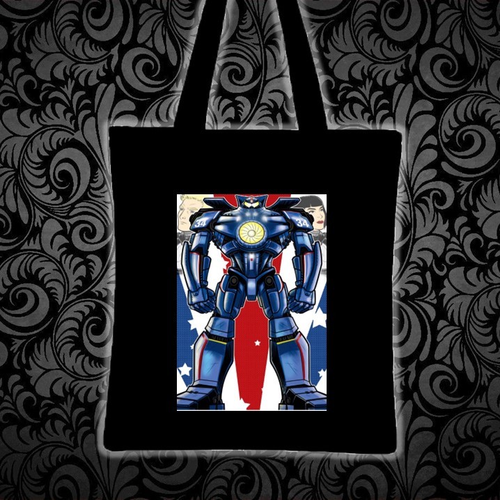 GIPSY DANGER กระเป๋าผ้าแคนวาสพิมพ์ลาย