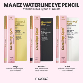 Maaez - Pensil Mata Garis Air (Mata Menawan) | Waterline Eye Pencil (Dazzling Eyes)