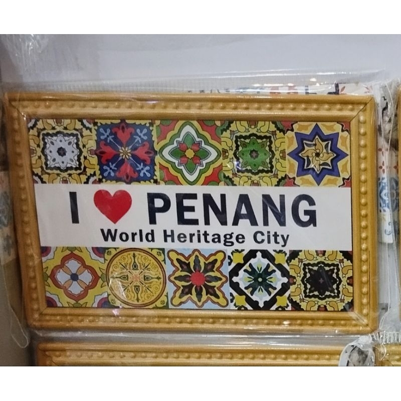 Penang heritage street art metal ตู้เย็น Magnet ของที่ระลึก Collection