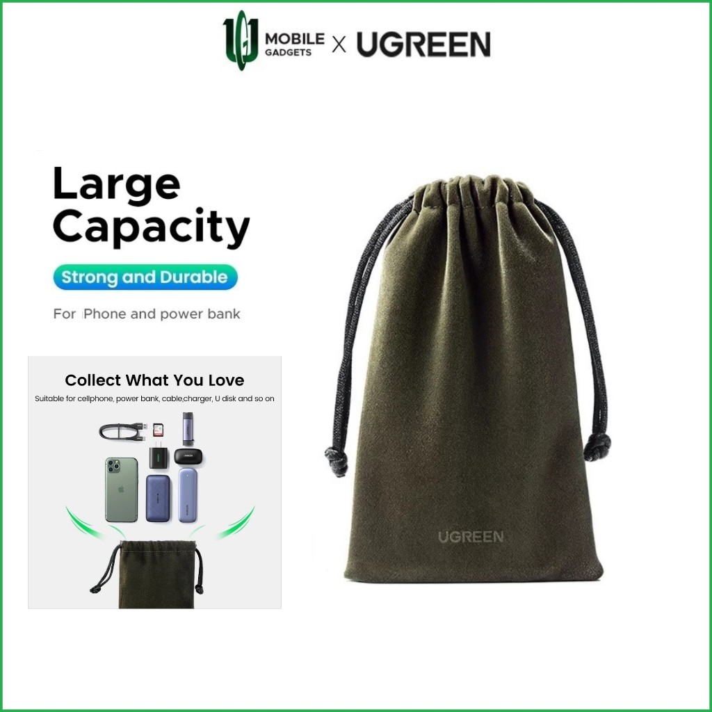 Ugreen Power Bank Case กระเป๋ากันน้ํา Powerbank กระเป๋าเก็บอุปกรณ์เสริมโทรศัพท์