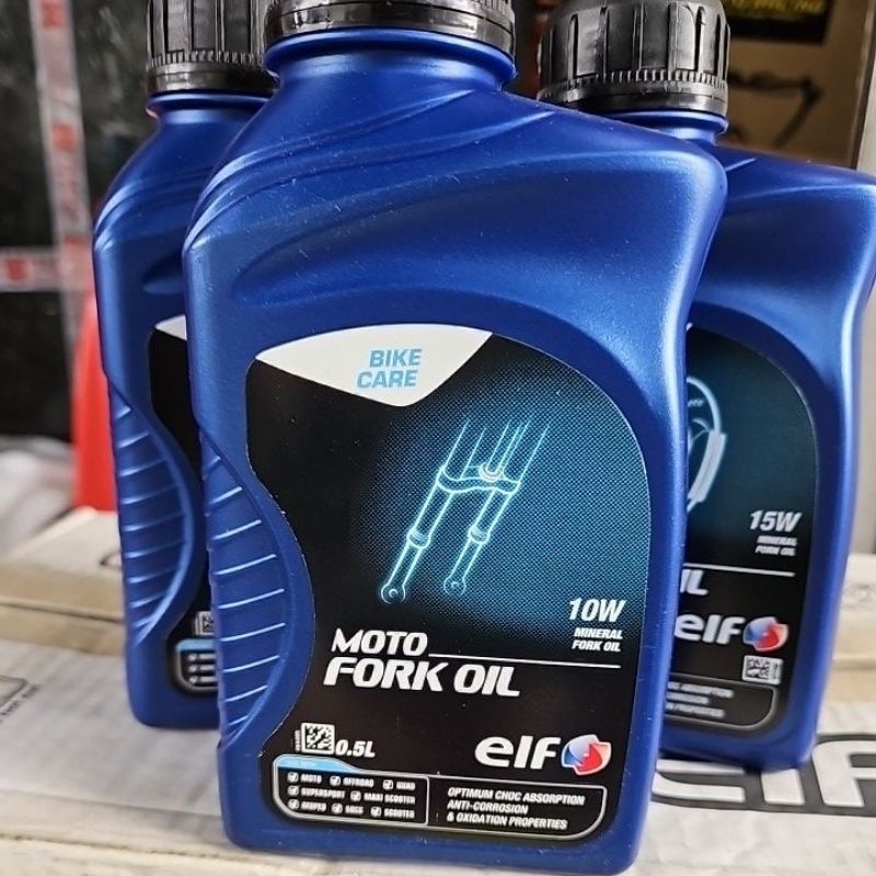 ELF MOTO FORK OIL 10W 15W 20W 0.5LITRE
