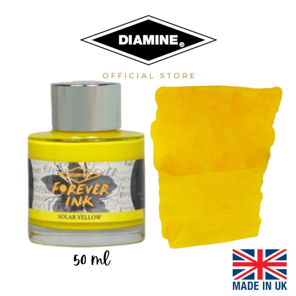 Diamine Solar Yellow Permanent Forever Ink 50ml