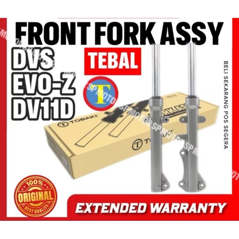 TOBAKI FORK DVS DV110 DV11D EVO Z EVO-Z DEMAK ยี่ห้อ TOBAKI