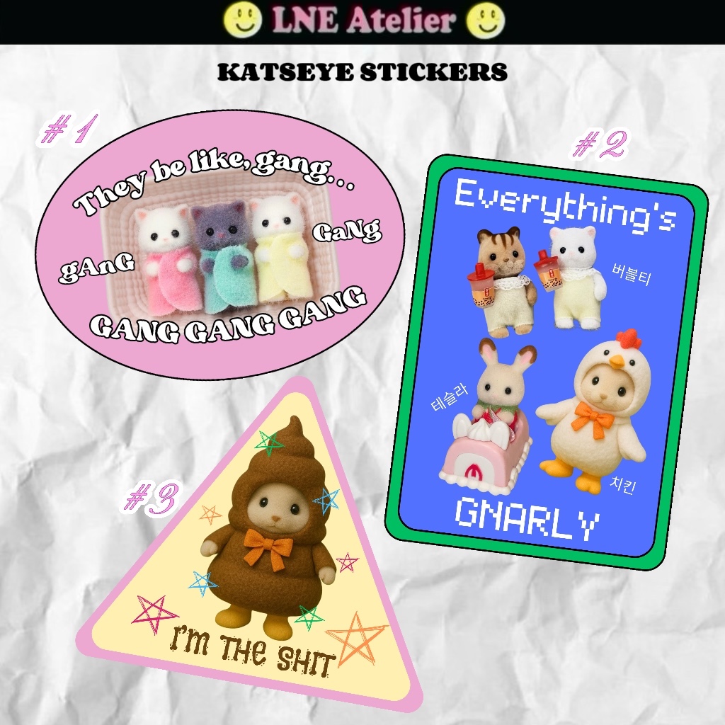 KATSEYE STICKERS l LNE Atelier (พิเศษ)