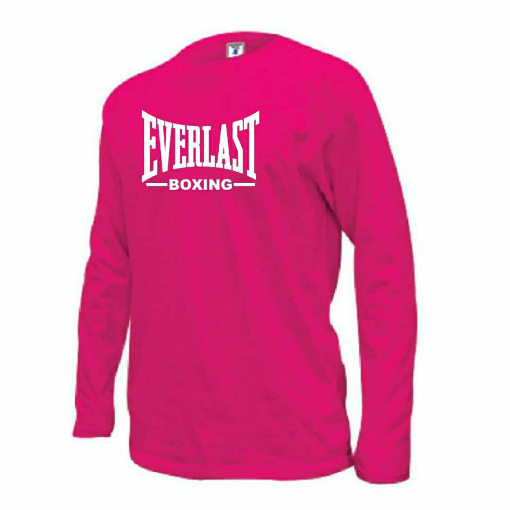 VIRAL EVERLÅST B0XING UNISEX L0NG SLEEVE T-SHIRT 100c/oCOTTON XS-5XL คุณภาพระดับพรีเมียม 200GSM