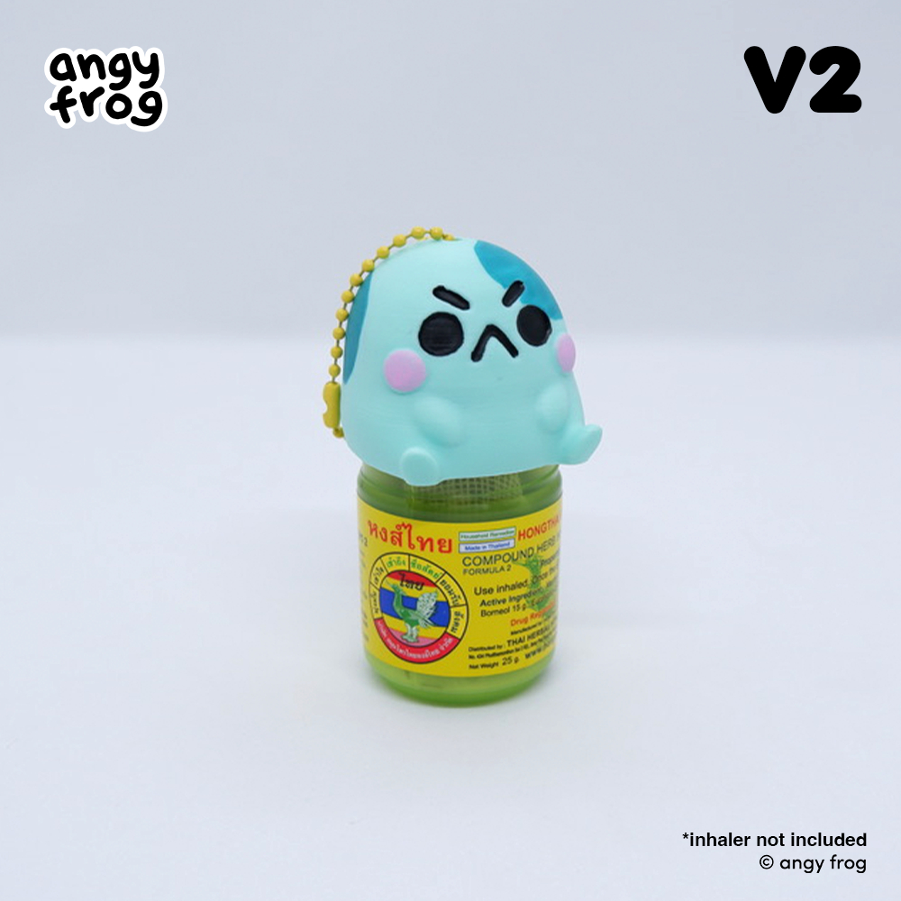 Angy Frog ตัวกบ yadom (Green Hongthai 5g/25g) พวงกุญแจหมวก (ไม่รวมเครื่องฟอก)