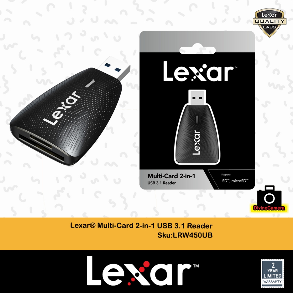 Lexar Multi-Card 2-in-1 USB 3.1 Reader