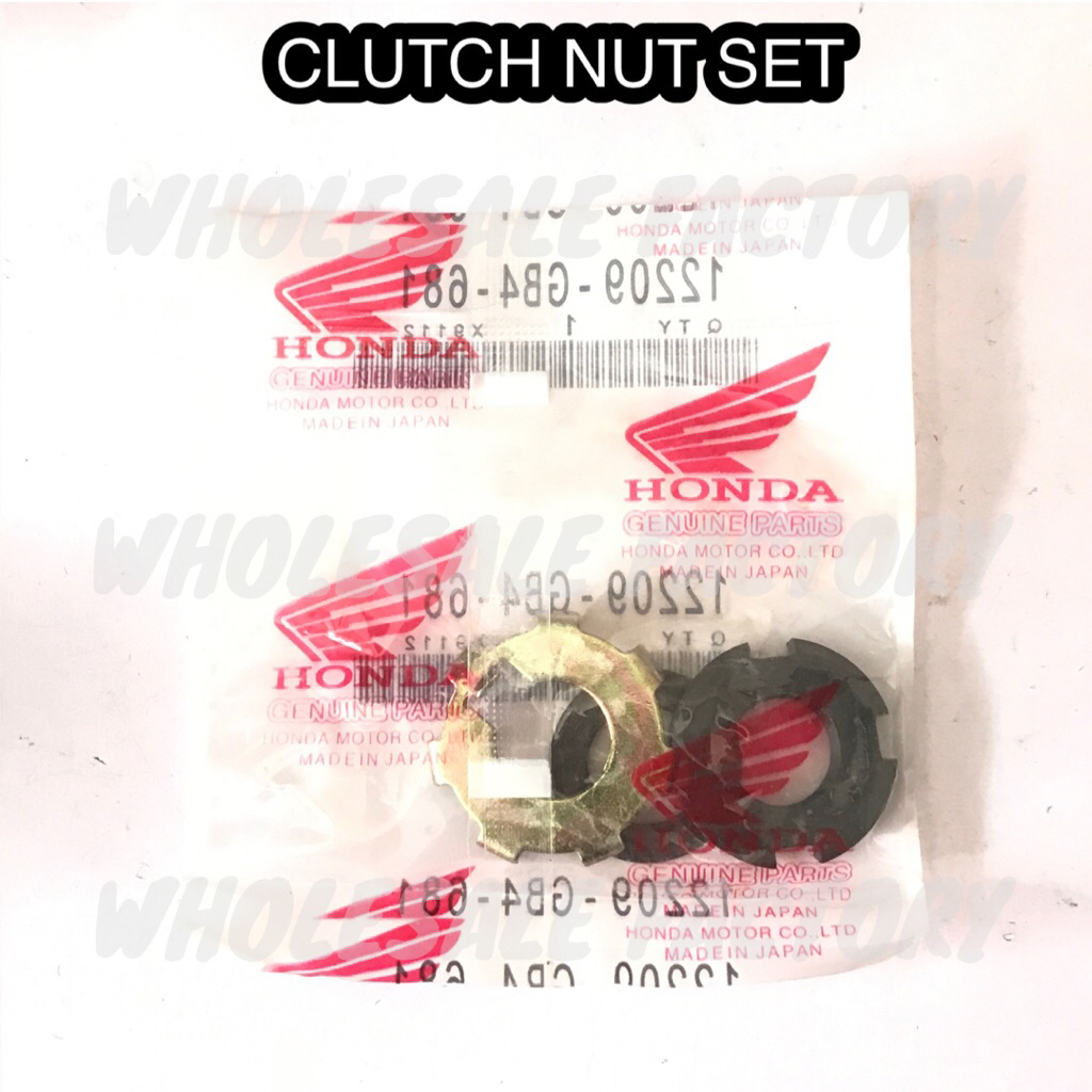 HONDA CLUTCH NUT SET EX5 / DREAM / C70 / C70Z / CLASS / WAVE100R / WAVE125/125S / WAVE125X